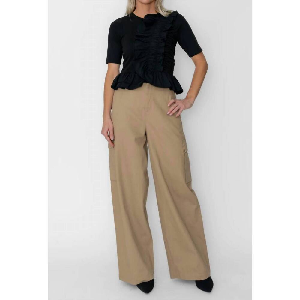 NEW WEST OF fabienne knit top in black